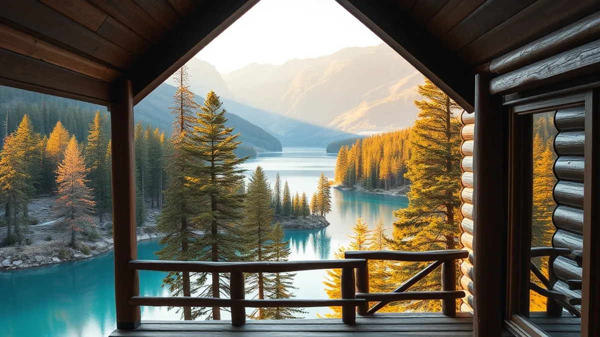 Banff mountain lodge
