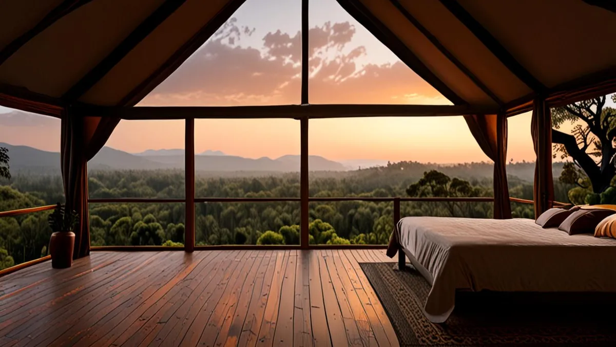 glamping tent