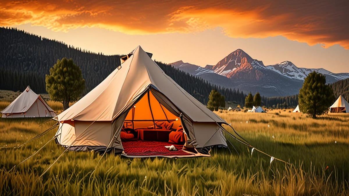 glamping tent